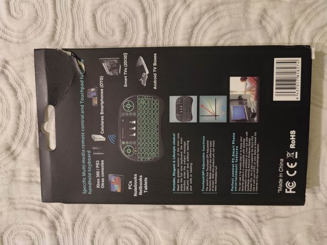 Mini teclado inalámbrico wireless