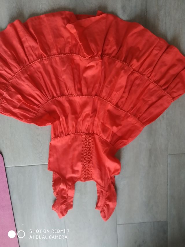 vestido mayoral rojo t 12