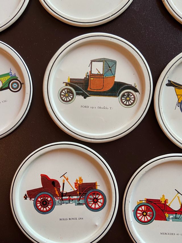 Posavasos coches antiguos