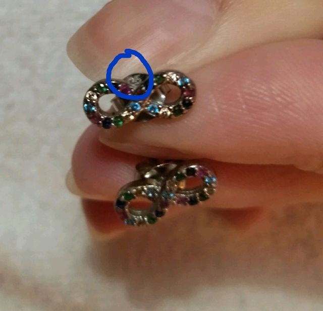 PENDIENTES DE PLATA DE LEY 925 DE INFINITO