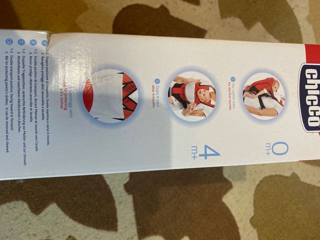 Mochila porta bebé chico desde 0 mes hasta 9k