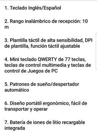 Teclado inalámbrico iluminado GTMEDIA FUENGIROLA