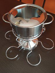 fondue de queso y chocolate