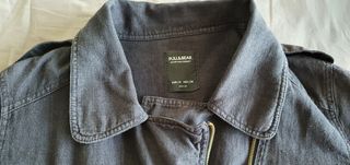 Chaqueta vaquera negra mujer talla M pull \u0026amp; bear de segunda mano por 5  EUR en Zaragoza en WALLAPOP