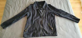 Chaqueta vaquera negra mujer talla M pull \u0026amp; bear de segunda mano por 5  EUR en Zaragoza en WALLAPOP