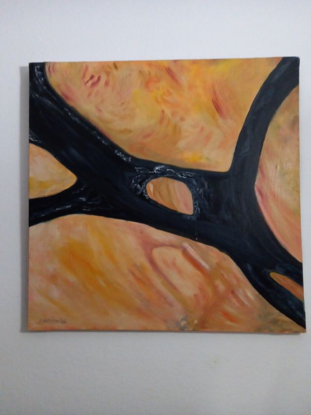 Cuadro impresionista al óleo