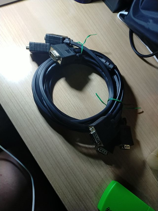3 cables RGB para monitor ordenador