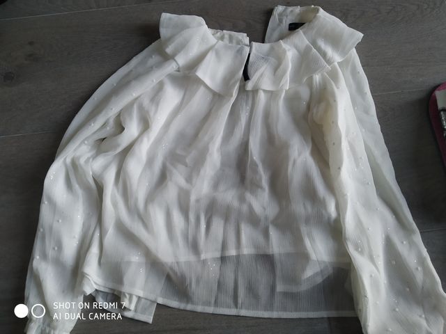 camisa con brillos tizas t 9 y 10