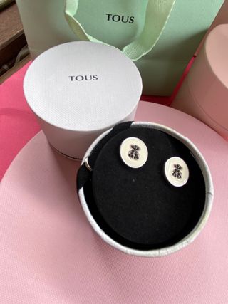 PENDIENTES TOUS PLATA925 y ESPINELAS