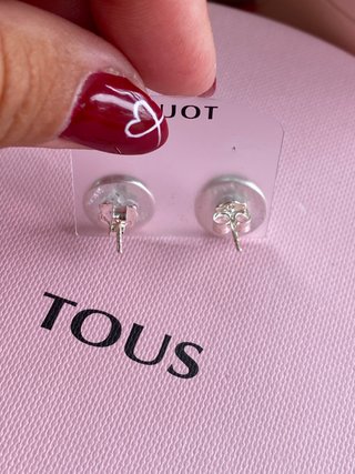 PENDIENTES TOUS PLATA925 y ESPINELAS
