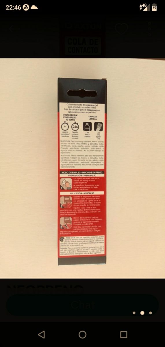 NUEVO. AXTON COLA DE CONTACTO NEOPRENO