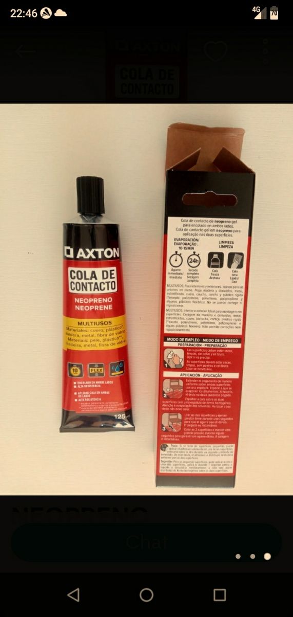 NUEVO. AXTON COLA DE CONTACTO NEOPRENO