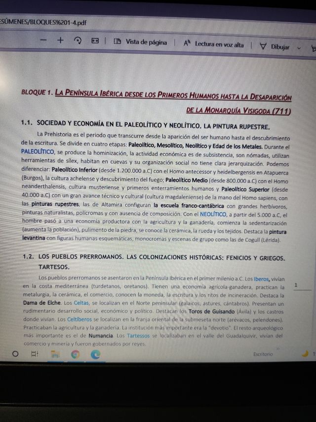 Apuntes SELECTIVIDAD/EBAU Historia 2° Bach