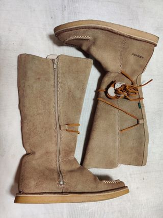 Hohigh rojo y burdeos - botas mujer - Kickers ©