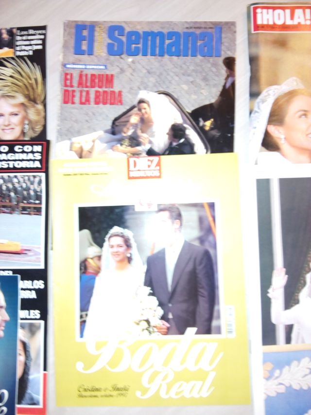 Lote revistas periódico Felipe Infantas Carlos