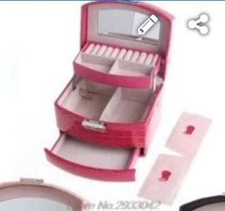 Estuche Joyero ROSA Cuero A ESTRENAR FUENGIROLA