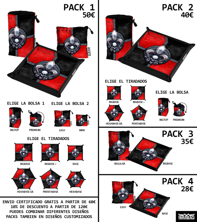 HERMANAS DE BATALLA- Bolsas y tiradados WARBAG