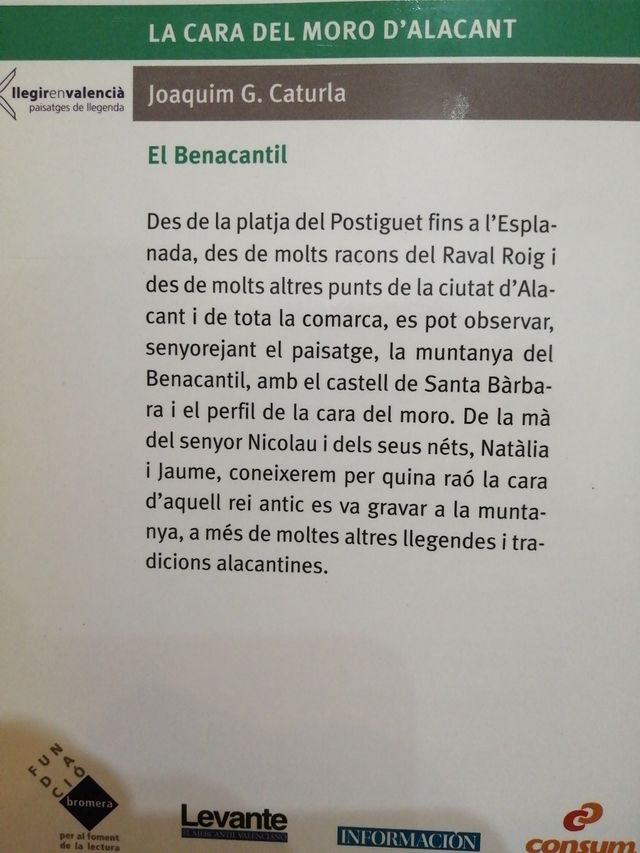 La cara del Moro d'Alacant