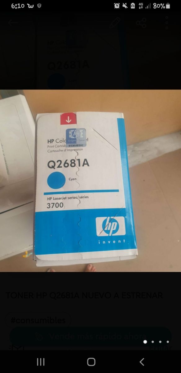 TONTER HP Q2670A NUEVOS