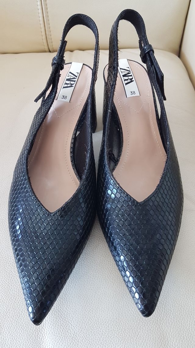 Zapatos tacón Zara, talla 38, a estrenar