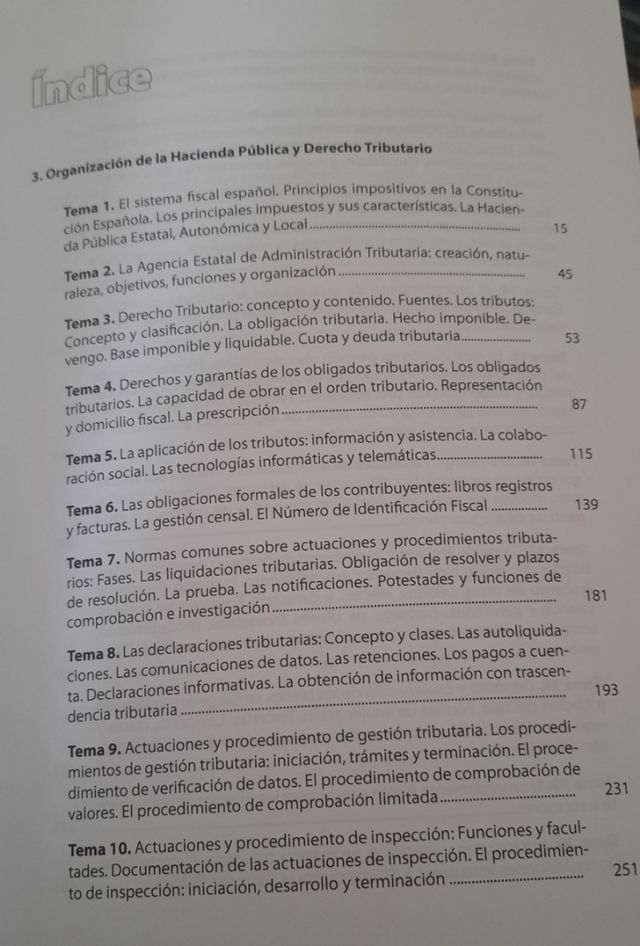 Temario Completo Oposiciones Agente de Hacienda