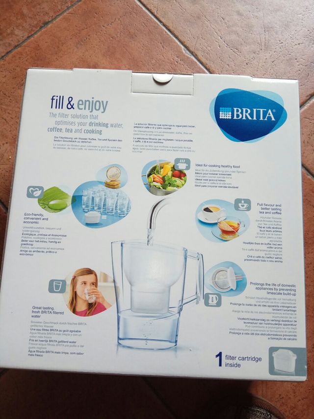 Jarra filtrante Brita.