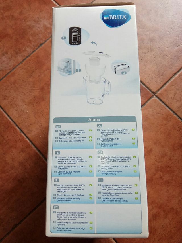 Jarra filtrante Brita.