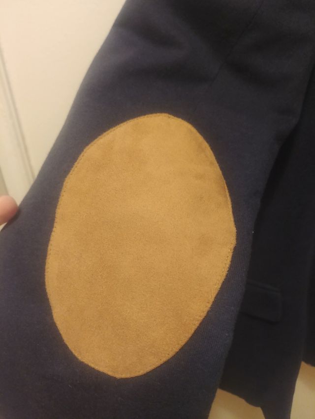 blazer azul marino tejido chandalero