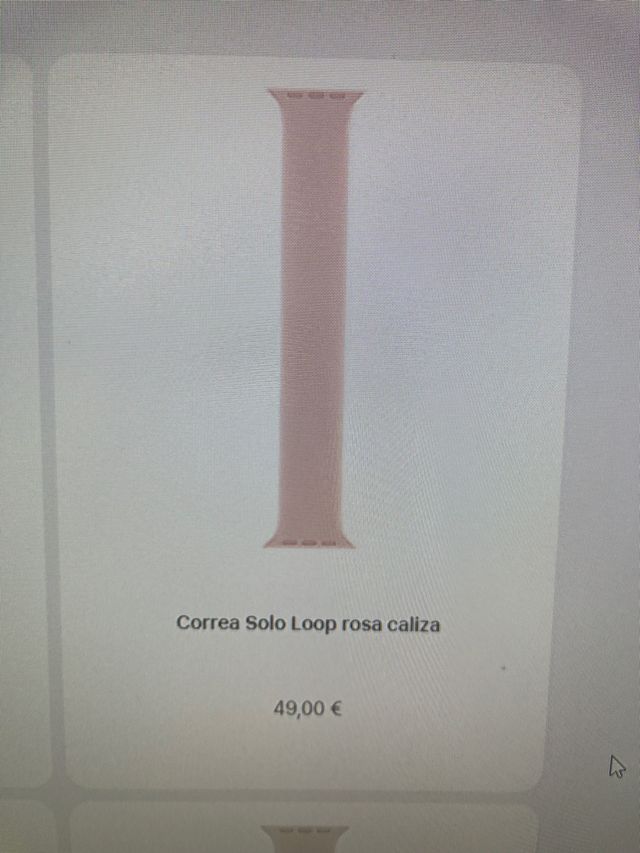 Correa Apple Watch 6 41mm Solo Loop Talla 7