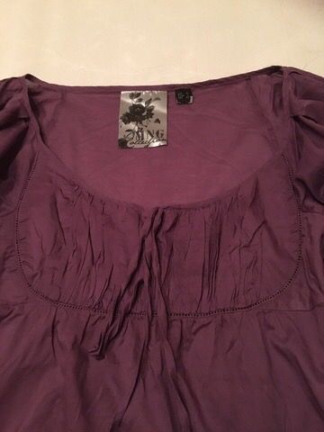 Blusa abullonada Mango