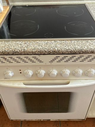 Cocina vitroceramica y horno ZANUSSI BUILT-IN de segunda mano por 100 EUR  en Ávila en WALLAPOP