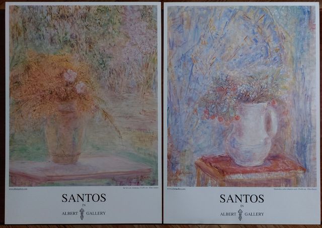 2 carteles de Ángeles Santos.