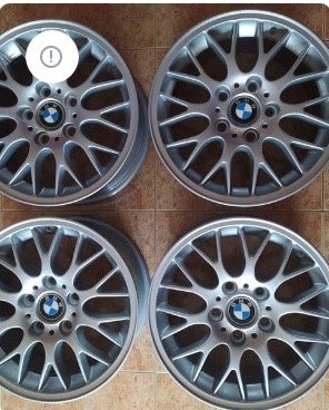 Llantas de BMW 255 R16 originales reconstruidas.