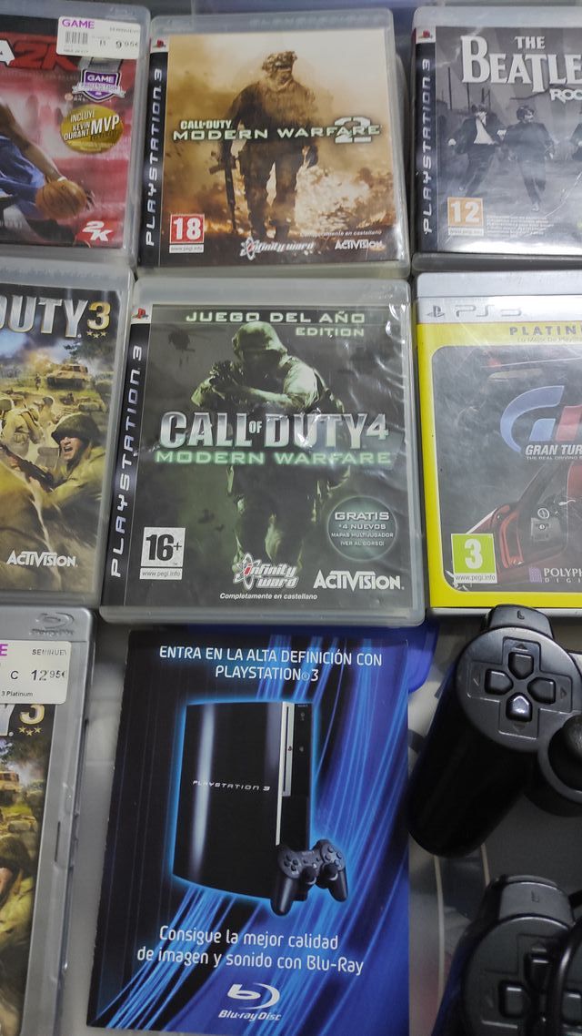 PLAYSTATION 3 + JUEGOS + MANDOS + MICROS