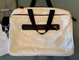 Bolso para Portátil TOUS - Mod. Tibora Blanco de segunda mano por 6 EUR en  Rubí en WALLAPOP