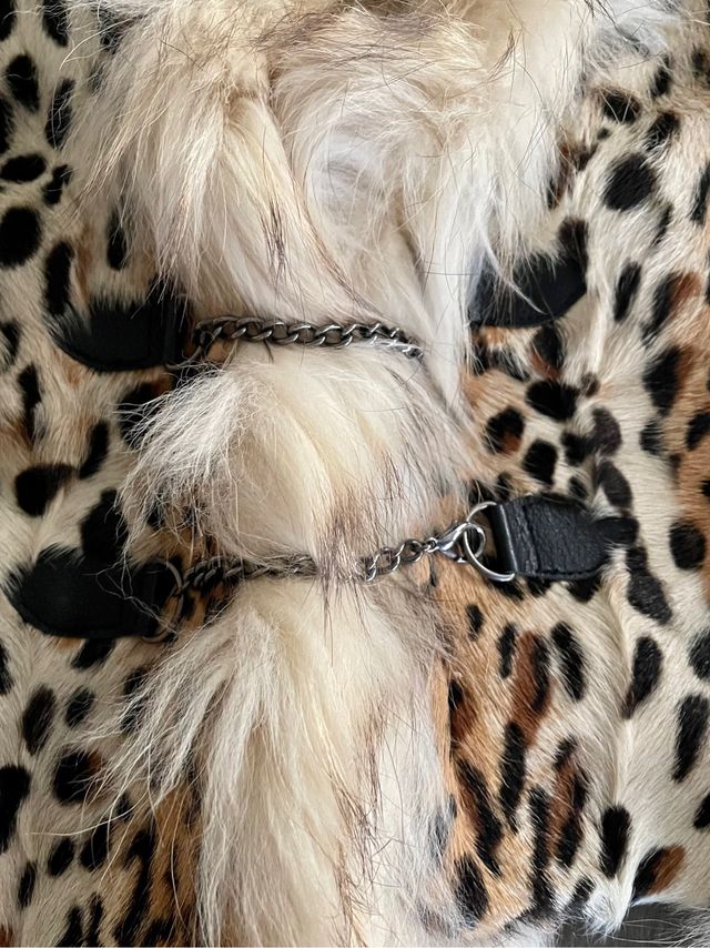 Abrigo chaqueta zorro S nueva 