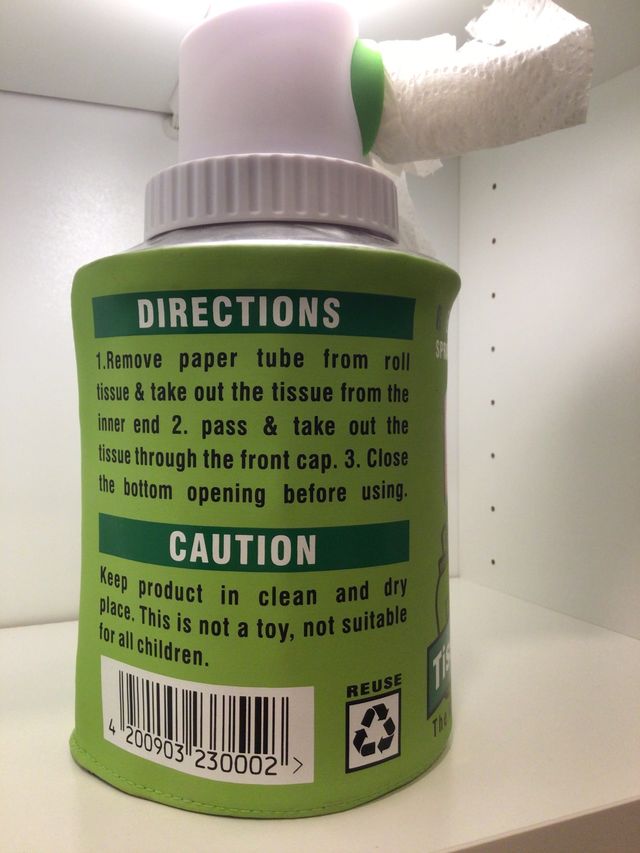 Funda para rollo de papel EEUU