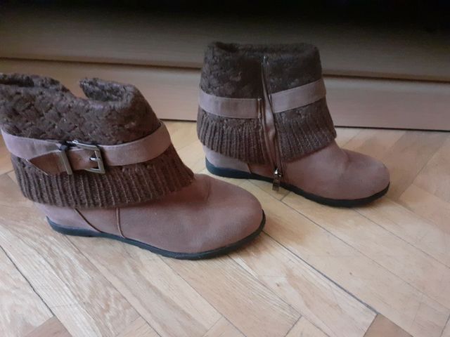 Botines marrones talla 36