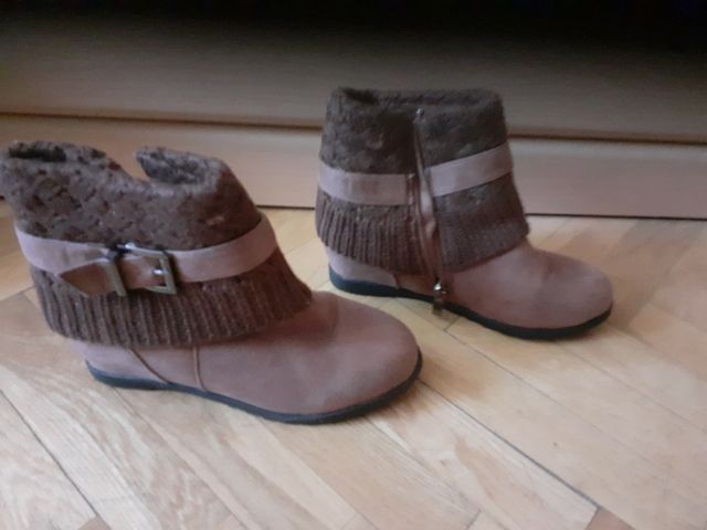 Botines marrones talla 36