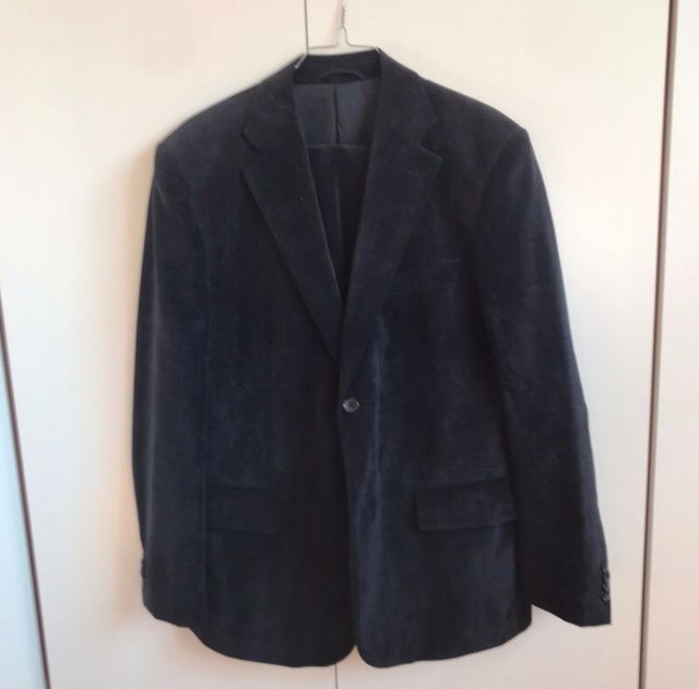 Completo uomo velluto