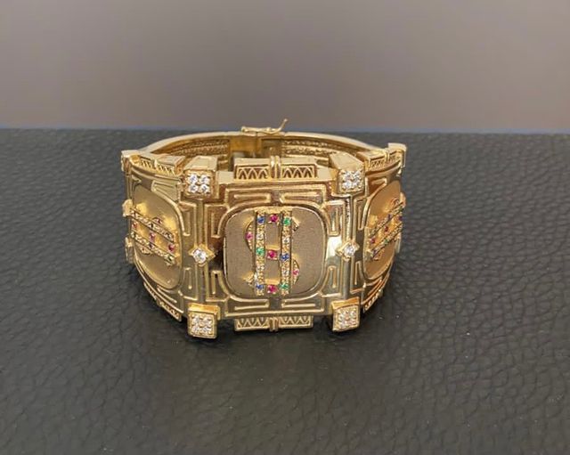 Brazalete Dólar Oro 18kt 163 grs NUEVO