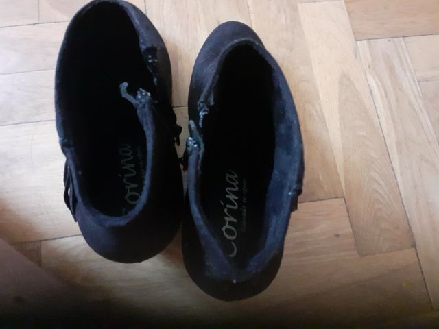 botines negros talla 36