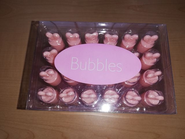 Pomperos corazón rosa mini 24 uds. fiesta