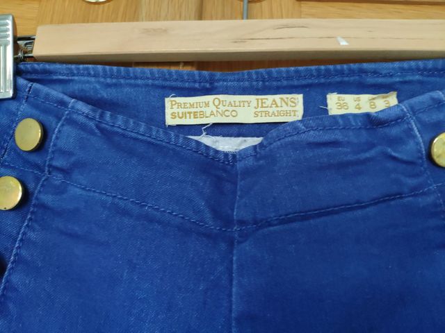 Vaqueros mujer Suiteblanco talla 36