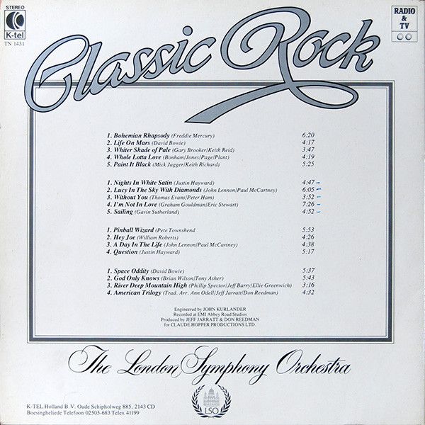 The London Symphony Orchestra * 2LP * Classic Rock