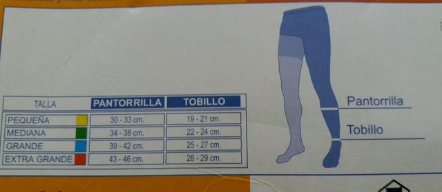 Media,compresión,farmalastic,unisex, pierna derech