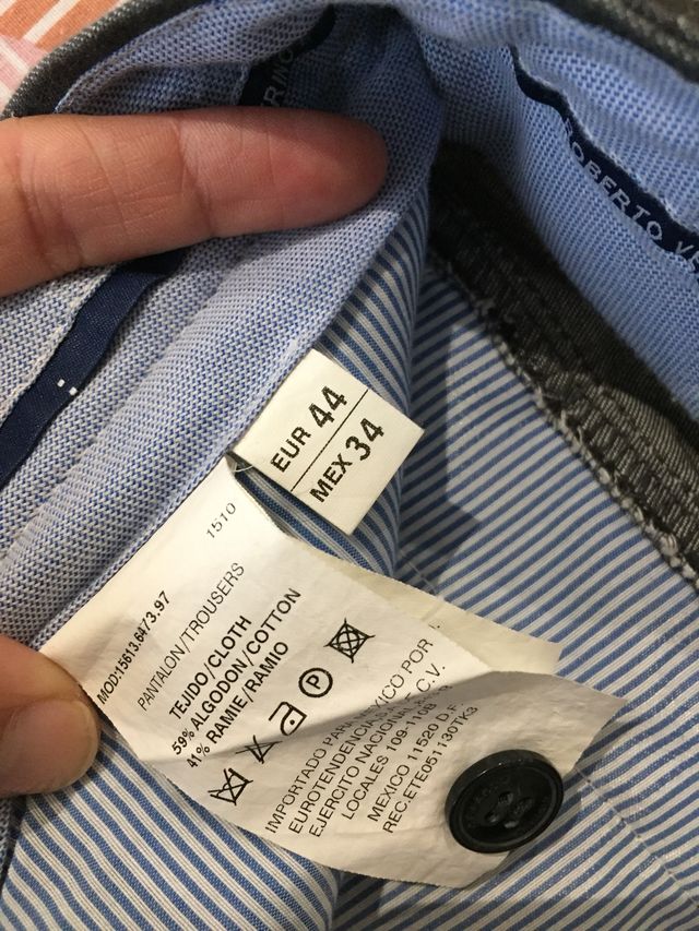 Pantalones hombre Roberto Verino