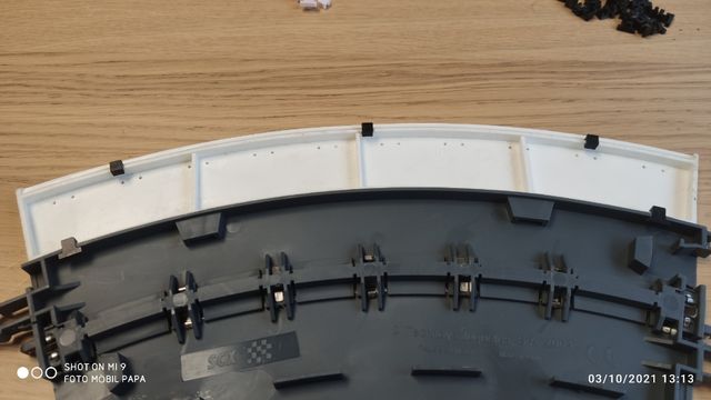 Scalextric lote adaptadores pianos pista gris