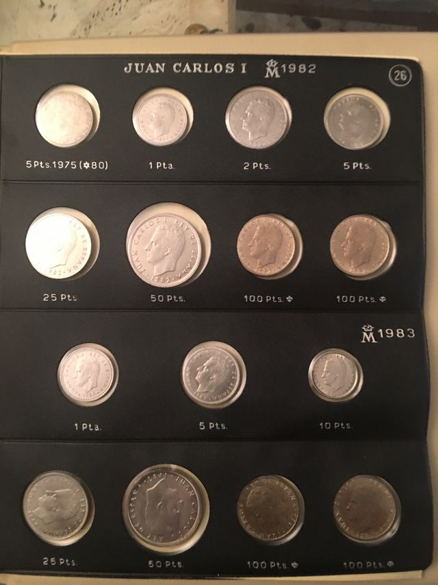 Colección monedas de España