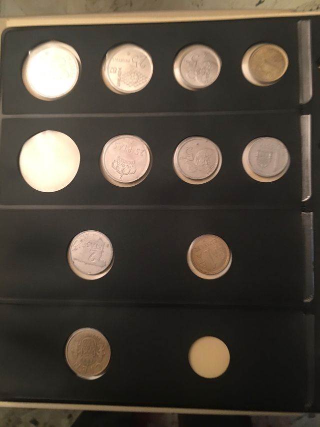Colección monedas de España